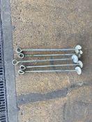 5 x Galvanised Ground Anchors.