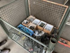 1 x stillage of FV 432 periscopes, seat belts, batteries. Etc