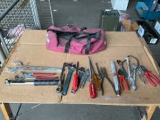 1 x Tools Bag c/w Various Tools