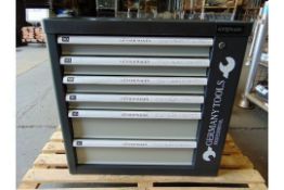 New Unused 6 Drawer Tool Cabinet inc 220Pcs Tools