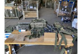 Clansman UK/RT 320 Transmitter Receiver c/w kit and 2 spare Batteries and Back Pack as shown