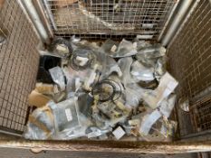 1 x Stillage of Various Clansman Radio cable assembly's, Brackets. Etc.