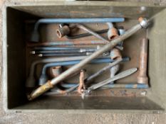 18 x Wheel Spanners, torque Wrenches, tyre gauges. Etc