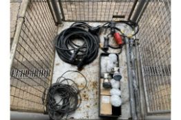 1 x Stillage of Generator cables, unused plugs and earth spikes...etc