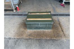 A1 Aluminium Zarges Type Stacking Waterproof Transit Case, MoD Reserve Stock