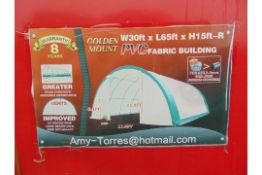 Heavy Duty Storage Building W30 x L65 x H15ft