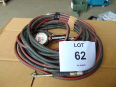 Unissued Schrader Tyre Inflator / Air Line from MoD