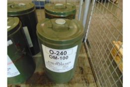 2x O-240 OM-100 Engine Oil from MoD Store