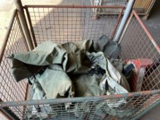 1 x Stillage of various Tarpaulins
