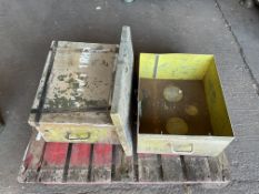 2 x Aluminium Tool Boxes