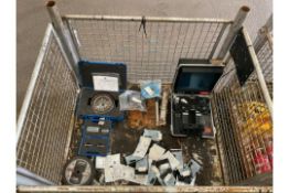 1 X Stillage of readers, balance kits, discs.. etc