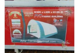 Heavy-Duty Storage Shelter - W20' x L30' x H12'