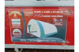 Heavy-Duty Storage Shelter - W20' x L30' x H12'