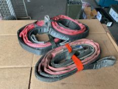 3x Land Rover Wolf Towing Strops