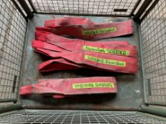4 x Spanset 5 tonne lifting/recovery strops from MOD