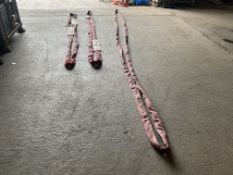 3x Lifting/Recovery Straps 3000kg (2x 3m & 1 x 5m)