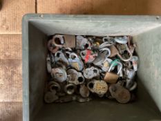 1 x Box of various Padlocks, uncounted.