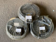 3 x Jet washer hoses and rubber O rings.