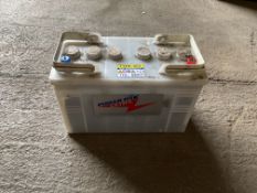 1x Power Pak Type 663 High Performance 110AH 680AMPS Battery