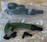 2 X new Unissued Jerry Can Spouts, original packing C/w clamp etc.