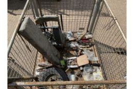 1 X Stillage of various spare Land Rover parts