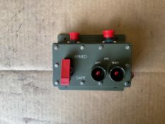 1 x Unissued MOD Record Control Box For Smoke Discharge.