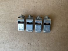 4 x British Army Issue Acme Thunder PT Whistles