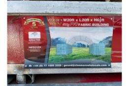 Heavy Duty Container Shelter W20ft x L20ft x H6.5ft New Unissued