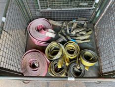 1 x stillage of 9 x HD Recovery lifting slings/straps.