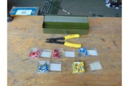 New Unissued Ampliversal Electrical Vehicle Crimper kit c/w Terminals etc