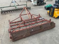You are bidding on a: 3 Point Linkage Harrow C/w cumbler.