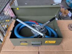 Manual Fuel pump c/w Case