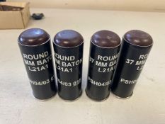 4x Round 37mm Baton L21A1 Inert