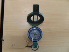 Unissued Francis Baker M88 British Army Prismatic Compass in Mils, Nato Marks