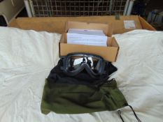 New Unissued Cam Lock Parachuting Anti Mist Goggles in Original Packing as Issued to SAS etc