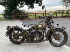 Lovely Genuine and Original1941 Harley-Davidson WLA WW 2 US ARMY Motorcycle
