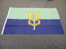 Special Air Service Blue Flag - 5ft x 3ft with Metal Eyelets.