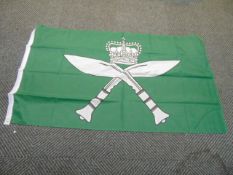 Royal Gurkhas Flag - 5ft x 3ft with Metal Eyelets.