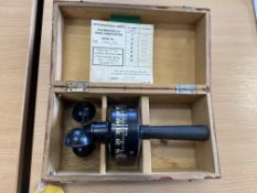 Very Rare Unissued Hand Anemometer (Wind Speed) in Original case Dated 1986 from MoD