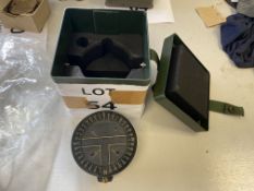 SIR's Unissued Canoe Compass, Original Transit Case as used by SBS and SAS