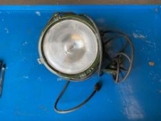 1 x Unissued FV 15907 British Army Search Light C/w Mount, Fittings, Lead and Plug.