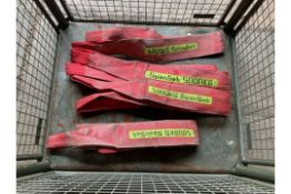 4 x Spanset 5 tonne lifting/recovery strops from MOD