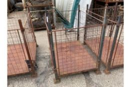 MOD Steel Stacking Stillage W/ Removable Posts & Sides