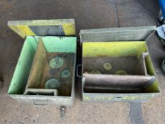 2 x Heavy Duty Aluminium Boxes From Mod 55 x 45 x 30cm