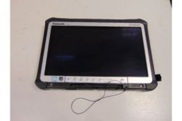 PANASONIC TOUGHBOOK CF-D1 with a wall charger, Vehicle dock & DC Adapter from UK Fire and Rescue