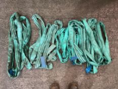 5 x various length towing straps