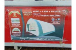Heavy-Duty Storage Shelter - W20' x L30' x H12'