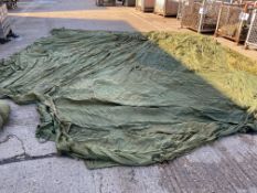 3 x Green British Military Parachutes