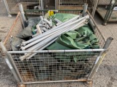 1 x Large Stillage Tent Poles, Canvas and Fittings