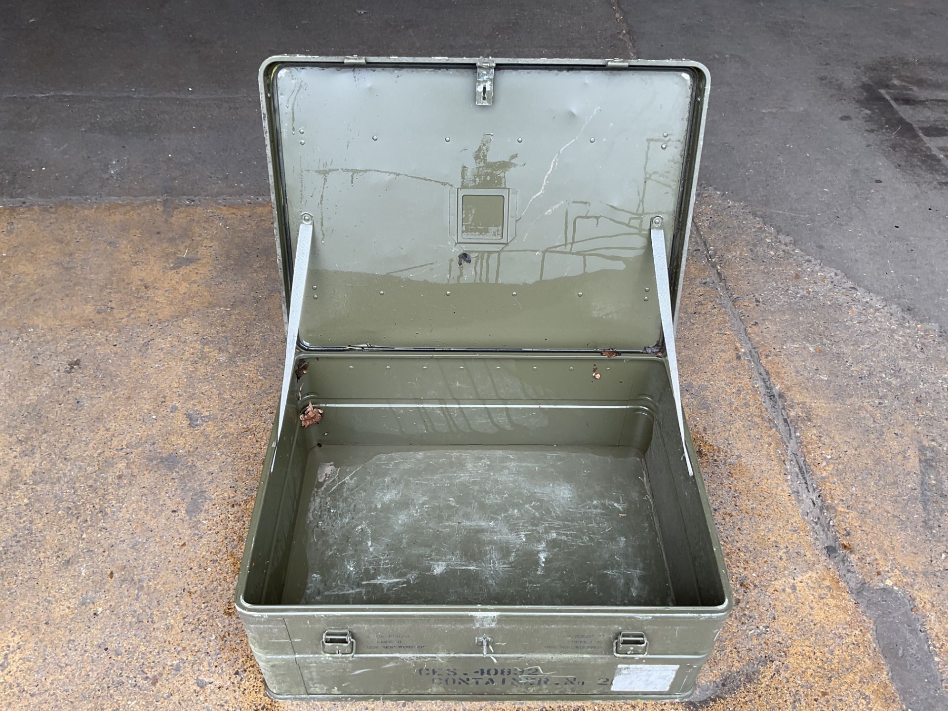 A1 Aluminium Zarges Type Stacking Waterproof Transit Case, MoD Reserve Stock - Image 2 of 2